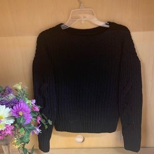 New Candie’s cropped black sweater